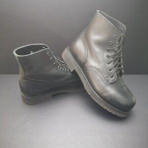 Unbranded Made in Canada Men's Boulet Mondo Sizing Black Leather Safety Toe Boot